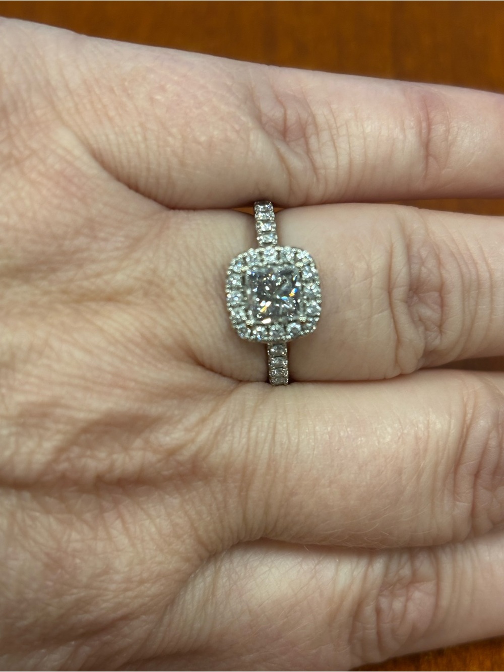 Neil Lane Legacy 1.38 cttw Lab Diamond Engagement Ring - 14k White Gold - Size 7